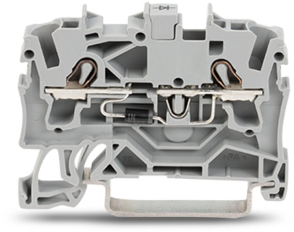 Topjob's borne à diode 2c / 2,5 (4) mm² / circuit ii / gris