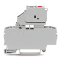 Topjob's borne fusible 5x20 2c / 2,5 (4) mm² / gris / affichage défaut / 12-30