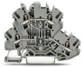 Topjob's borne à 2 diodes 2 étages 2c / 2,5 (4) mm² / circuit i / gris