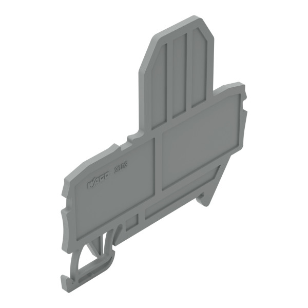 Topjob's plaque d'extrémité pour bornes à fusible / gris