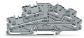 Borne à étages 2,5(4)mm² borne de base sans sectionneur, gris