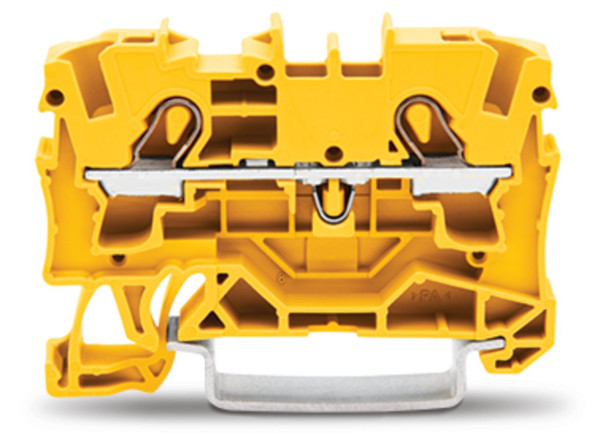 Topjob's borne pass. 2c/4mm²/jaune - Wago - 20041206