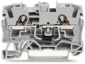 Borne à diode pour 2 conducteurs avec diode 1 n 5408, gris