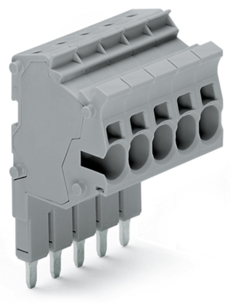 Topjob's barrette de connecteurs modulaires 4 (6) mm² / 3 pôles / gris
