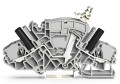 Borne sectionnable et de mesure pour p.ex. pour circuits de transf. de te