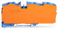 Borne de passage pour 3 conducteurs 16mm², bleu