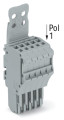 Connecteur femelle pour 1 conducteur gris