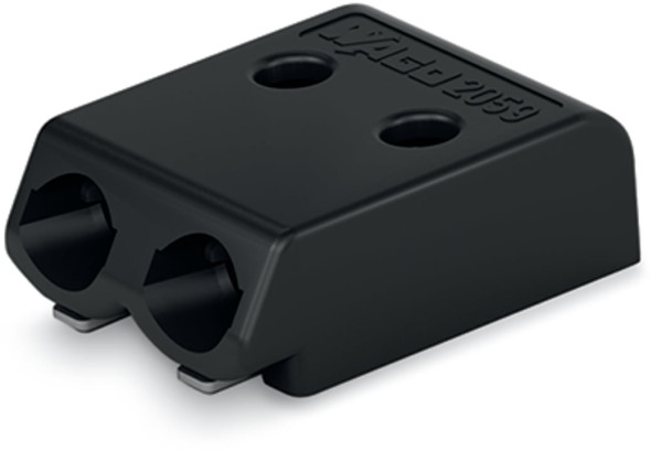Borne pour ci cms 0.5mm² pas 3mm 2 pôles, noir