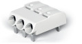 Thr terminal block with push-buttons - pas 4 mm / 0.157 in 3 pôles, 0008