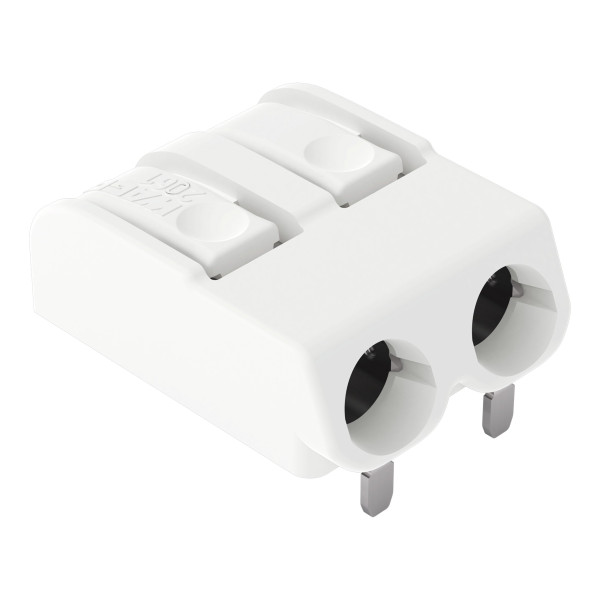 Borne ci thr 2p blanc 1,5mm²