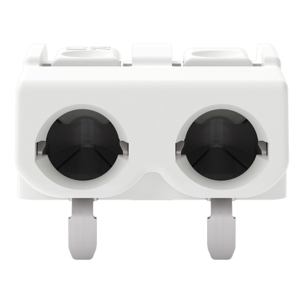 Borne ci thr 2p blanc 1,5mm²