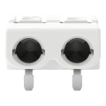 Borne ci thr 2p blanc 1,5mm²