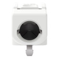 Borne pour circuits imprimés thr bouton-poussoir 1,5mm² pas 6mm 1 pôle, blanc
