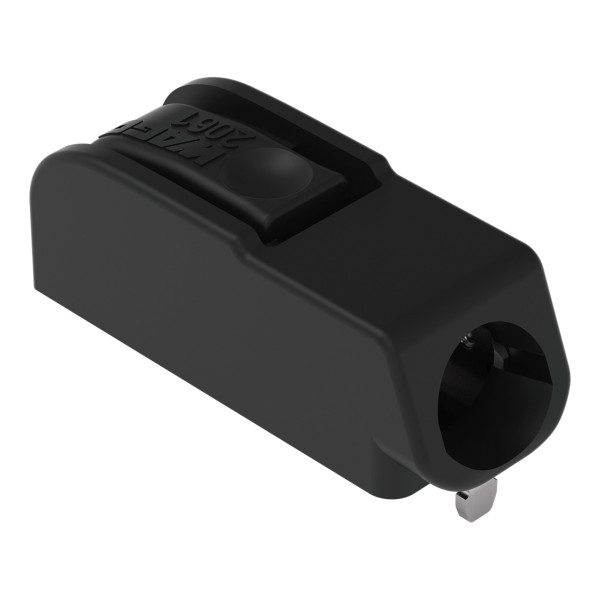Borne pour ci thr bouton-poussoir 1,5mm² pas 6mm 1 pôle, noir