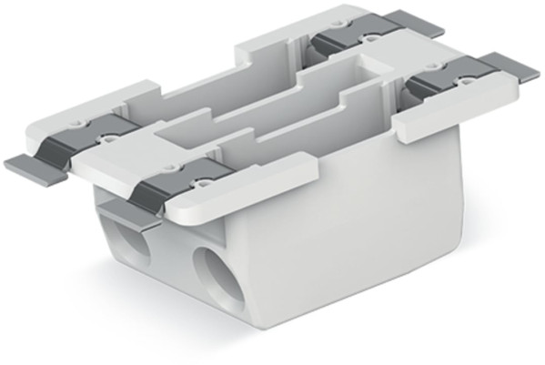 Borne p. circ. imprimés smd, traversant 0.75mm² pas 6,5 2 pôles, blanc
