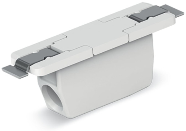 Borne p. circ. imprimés smd, traversant 0.75mm² pas 6,5 1 pôle, blanc