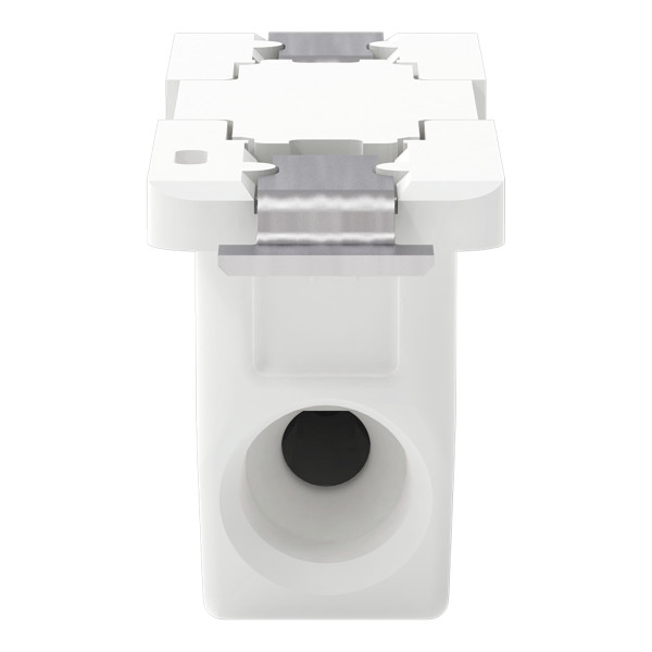 Borne p. circ. imprimés smd, traversant 0.75mm² pas 6,5 1 pôle, blanc