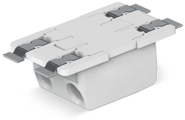 Borne p. circ. imprimés smd, traversant 0.75mm² pas 6,5 2 pôles, blanc
