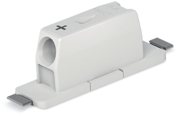 Borne p. circ. imprimés smd, traversant 0.75mm² pas 6,5 1 pôle, blanc