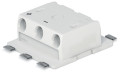 Borne p. circ. imprimés smd, traversant 0.75mm² pas 6,5 3 pôles, blanc