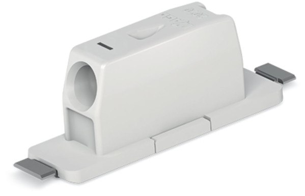 Borne p. circ. imprimés smd, traversant 0.75mm² pas 6,5 1 pôle, blanc