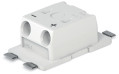 Borne p. circ. imprimés smd, traversant 0.75mm² pas 6,5 2 pôles, blanc