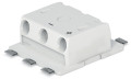 Borne p. circ. imprimés smd, traversant 0.75mm² pas 6,5 3 pôles, blanc