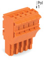 Connecteur femelle pour 1 conducteur orange