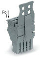 Connect fem 1c 10-pol/gris m.vk + ze