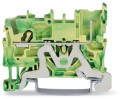 Borne de base de terre 1 conducteur/ vert-jaune