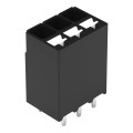 Borne pour circuits imprimés thr bouton-poussoir 1,5mm² pas3.5mm 3 pôles, noir