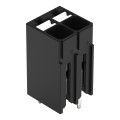 Borne pour circuits imprimés thr bouton-poussoir 1,5mm² pas3.5mm 2 pôles, noir
