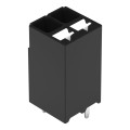 Borne pour circuits imprimés thr bouton-poussoir 1,5mm² pas3.5mm 2 pôles, noir
