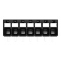 Borne pour circuits imprimés thr bouton-poussoir 1,5mm² pas3.5mm 7 pôles, noir