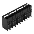 Borne pour circuits imprimés thr bouton-poussoir 1,5mm² pas3.5mm 10 pôles, noir