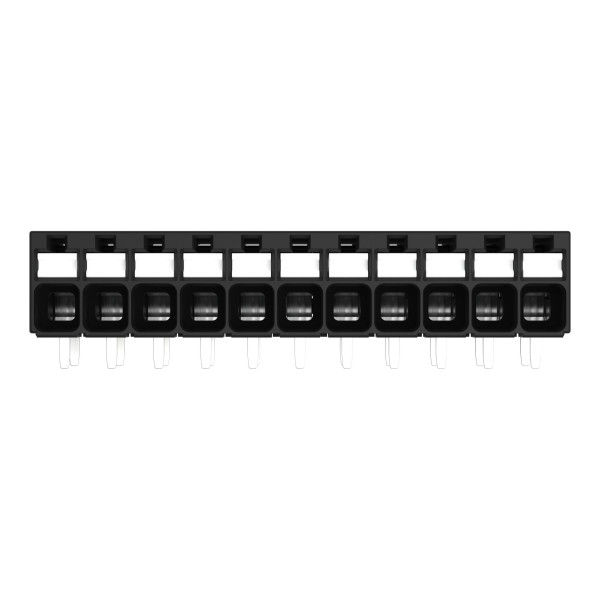 Borne pour circuits imprimés thr bouton-poussoir 1,5mm² pas3.5mm 11 pôles, noir