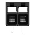 Borne pour circuits imprimés thr bouton-poussoir 1,5mm² pas3.5mm 2 pôles, noir