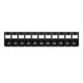 Borne pour circuits imprimés thr bouton-poussoir 1,5mm² pas3.5mm 11 pôles, noir