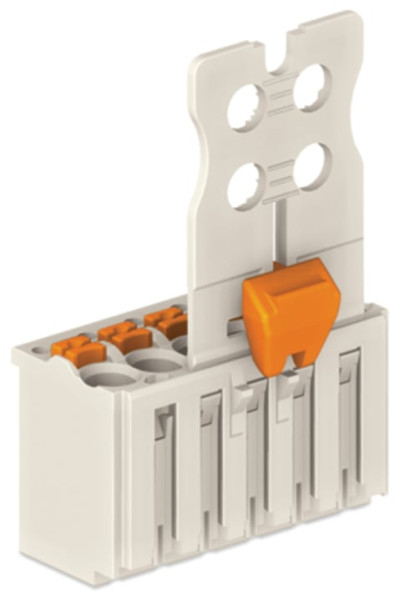 Connecteur femelle pour 1 conducteur gris clair