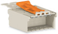 Connecteur mâle pour 1 conducteur gris clair