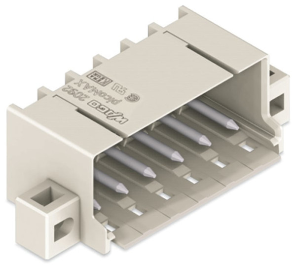 Connect m/- br coude 5mm/4-p