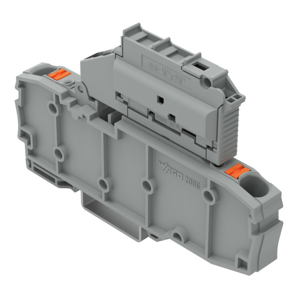 Borne à fusible pour 2 conducteurs