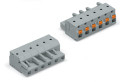 Connecteur femelle pour 1 conducteur gris