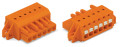Connecteur femelle pour 1 conducteur orange