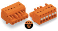 Connecteur femelle pour 1 conducteur orange