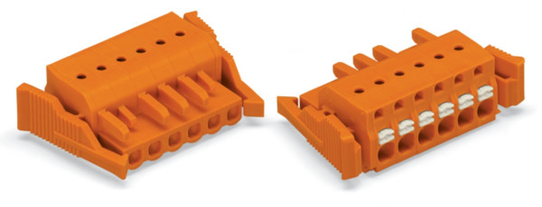 Connecteur femelle pour 1 conducteur orange