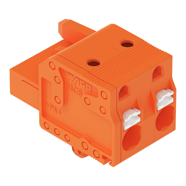 Connecteur femelle pour 1 conducteur orange