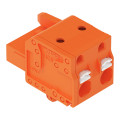 Connecteur femelle pour 1 conducteur orange