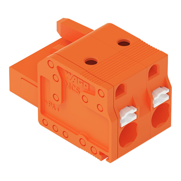 Connecteur femelle pour 1 conducteur orange
