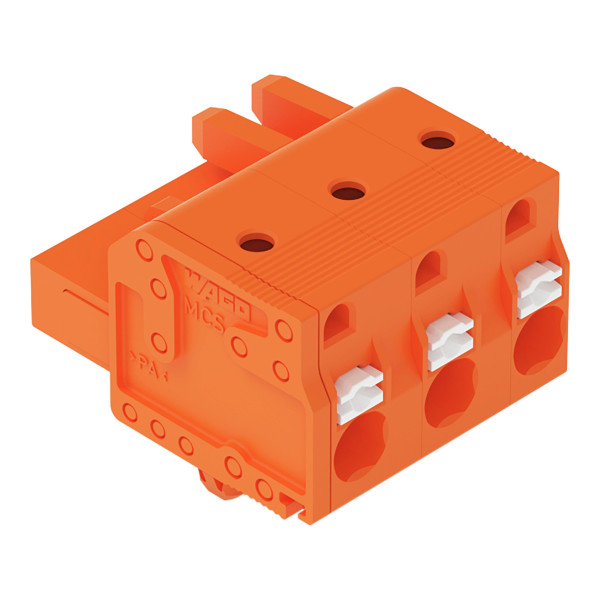 Connecteur femelle pour 1 conducteur orange